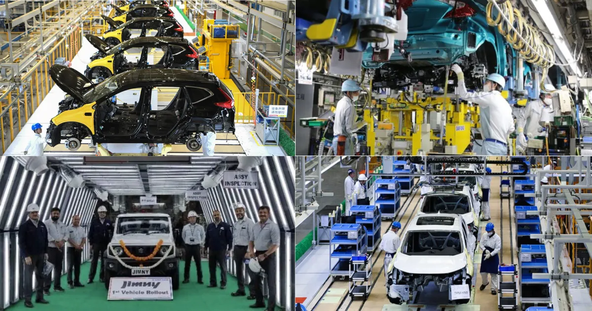 Khu vực sản xuất xe Suzuki
