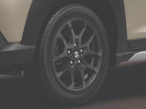 Mâm xe hợp kim màu đen Suzuki XL7 Hybrid
