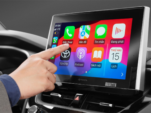 Màn hình giải trí xe Toyota Corolla Cross