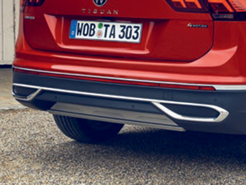 Bộ ống xả kép của xe Volkswagen Tiguan
