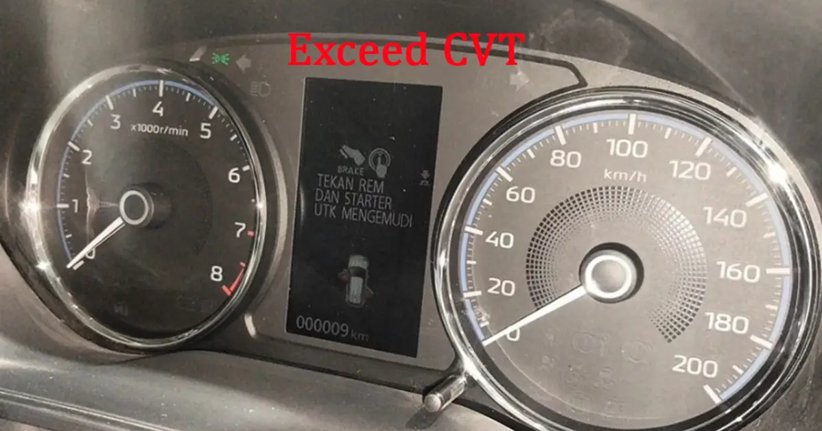Bảng đồng hồ phiên bản XForce Excced CVT