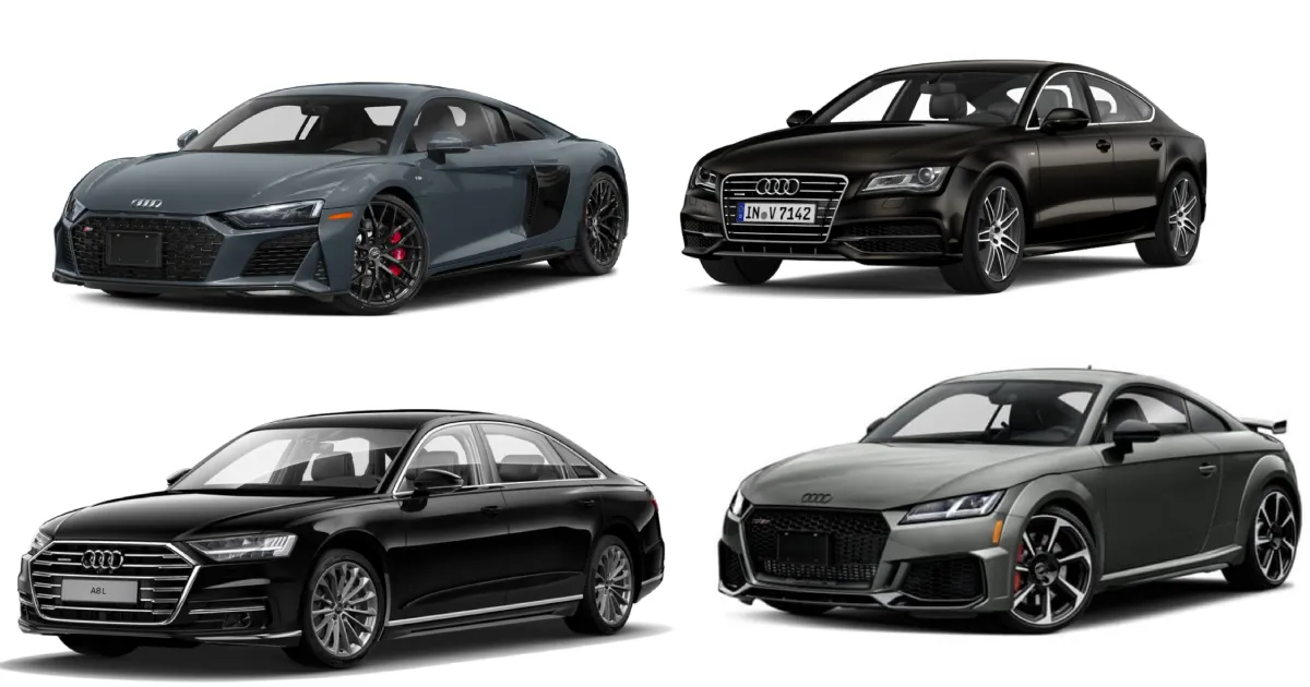 Audi A8, Audi A7, Audi TT, Audi R8