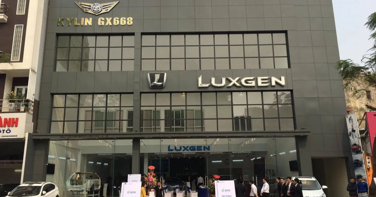 Showroom Luxgen được xây dựng tại Hà Nội