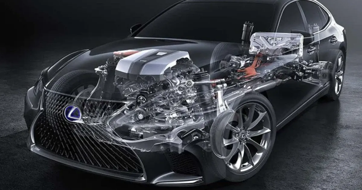 Động cơ vận hành Lexus LS