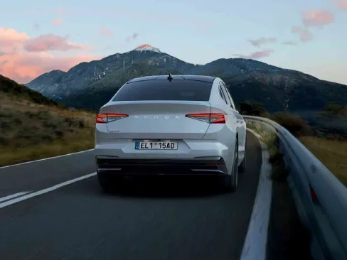 Đuôi xe Skoda Enyaq Coupé iV