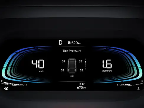 Màn hình thông tin Full LCD xe Hyundai Stargazer