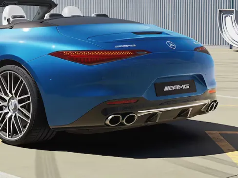 Đuôi xe Mercedes Benz AMG SL Roadster