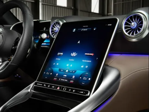 Màn hình trung tâm Mercedes Benz AMG SL Roadster