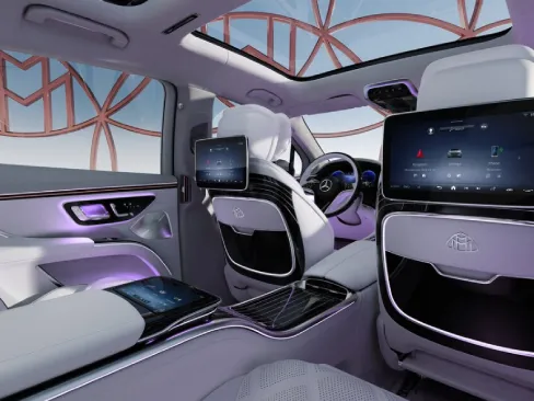 Hệ thống đèn nội thất Mercedes Benz Maybach EQS